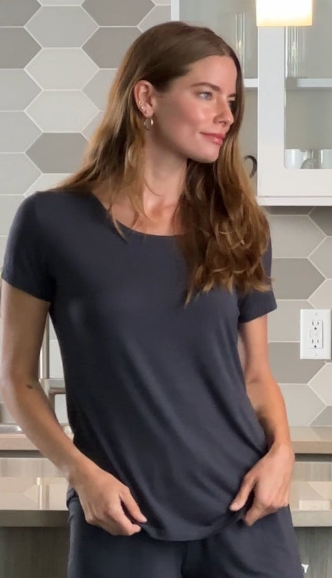 Women's Bamboo Lounge Set – Lounge T-Shirt & Shorts