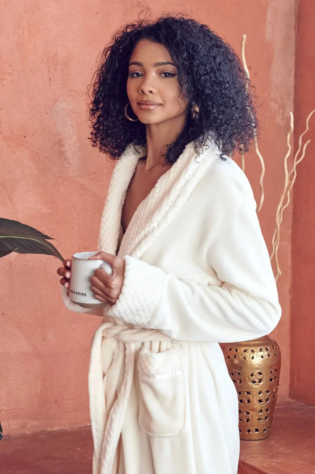Women's Ultra Soft Plush Bathrobe – Cozy Loungewear