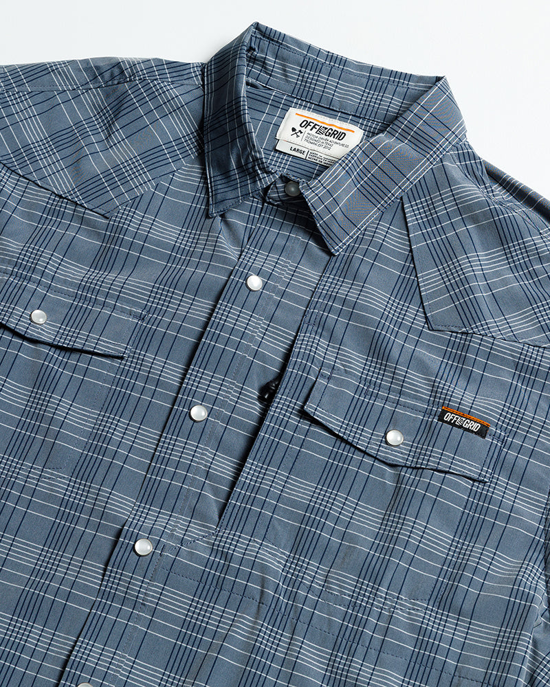 Deke SS Shirt - Dusty Royal