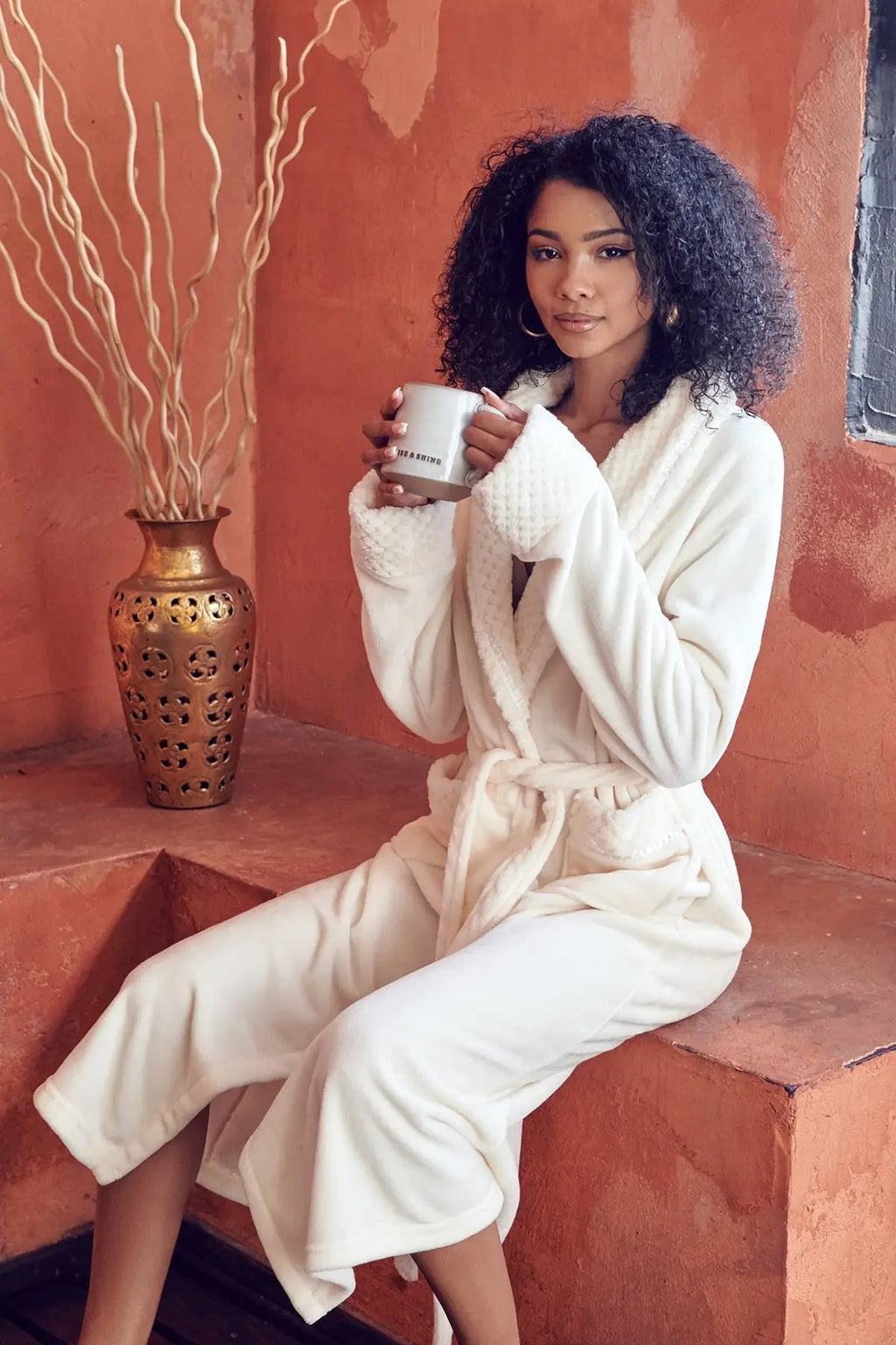 Women's Ultra Soft Plush Bathrobe – Cozy Loungewear